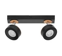 LEDVANCE DECOR SPOT PLUTO 9,6W, 615lm, noir, spot, têtes réglables, utilisation