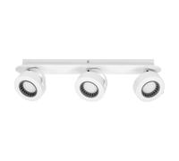 Plafonnier LED Lampe Décor 3 Spot Vénus Blanc 16W 1500lm Blanc Chaud Pivotant