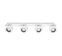Plafonnier LED Decor 4 Spot Vénus Blanc 21W 910lm Blanc Chaud 3000K Réglable
