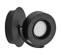 Plafonnier LED Murale Decor Spot Vénus Noir 6W 500lm Blanc Chaud Interrupteur