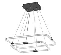 LEDVANCE Decor Tetragon Lampe suspendue 2 flammes en polycarbonate ondulé avec L