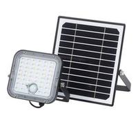LEDVANCE d'extérieur solaire LED Endura Outdoor noire avec projecteur et panneau solaire - câbde 5 m de long - avec télécommande et détecteur de mouvement PIR - 10 W - 1400 lm - 840 - 4000 K - EEK A}