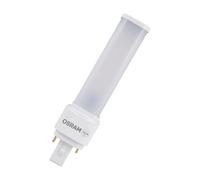 LEDVANCE DULUX D18 Lampe LED Compacte, 7W, 700lm, 3000K blanc chaud, Socle G24D-2, 230V AC/CCG, CRI 80, Diamètre 35mm