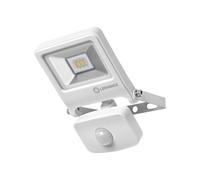 Ledvance Endura® Flood Sensor Blanc Chaud Projecteur Led Pour Mur, 10 W, 3000 K, Matériau: Aluminium, Ip44 Blanc