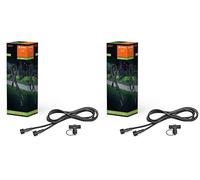 LEDVANCE ENDURA HYBRID CONNECTOR, composants pour lampes hybrides, noir, plastique, classe de protection IP67, fonctionnement solaire et réseau, applications multiples, installation facile (Lot de 2)