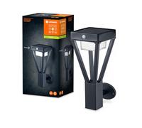 LEDVANCE ENDURA SOLAR BOUQUET WALL SENSOR 36,5cm - applique solaire avec détecteur de mouvement, lampe de jardin, 3 modes de fonctionnement, 6W, 3000K, 200-550 lumen, IP44, noir