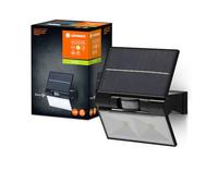LEDVANCE ENDURA SOLAR DOUBLE Sensor - Projecteur solaire, projecteur à LED avec détecteur de mouvement et détecteur de lumière du jour, éclairage extérieur avec protection IP44, 3000K blanc chaud