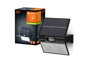 LEDVANCE ENDURA SOLAR DOUBLE Sensor - Projecteur solaire, projecteur à LED avec détecteur de mouvement et détecteur de lumière du jour, éclairage extérieur avec protection IP44, 3000K blanc chaud