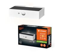 LEDVANCE ENDURA STYBRICKLUME, lumière solaire, 3W, 300lm, blanc, éclairage indirect, détecteur de mouvement, de lumière du jour, classe de protection IP65, 3 000K, couleur de lumière blanc chaud