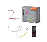 LEDVANCE Flex Bendable Ruban LED RGBW 5M, télécommande incluse, autocollant, dimmable, avec batterie et accessoires de montage