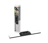 LEDVANCE frameless under-cabinet light kit with sockets and USB-C charging stations Flood, 10 W, 500 lm, 3,000 K, 830 warm white, dimmable, black, plastic (PC), IP20