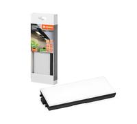 LEDVANCE frameless under-cabinet light kit with sockets and USB-C charging stations Flood, extension, 3.85 W, 250 lm, 3,000 K, 830 warm white, non-dimmable, black, plastic (PC), IP20