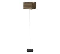 LEDVANCE lampadaire Decor Cardboard Square marron en carton ondulé, léger, E27, hauteur 1600 mm, abat-jour en matériau recyclé, durabgrâce à une source lumineuse remplaçable, facià installer