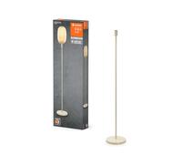 LEDVANCE Lampadaire décoratif avec douille E27, grand support (hauteur 146cm), beige, avec câble d'alimentation de 1,8m, ampoule LED OSRAM 1906 parfaitement adaptée vendue séparément