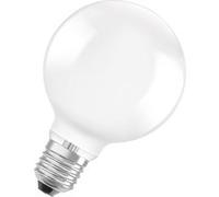 LEDVANCE Lampe à économie d'énergie à LED - globe dépoli - E27 - blanc chaud (3000K) - 4 watts - remplace une ampoule de 60W - très efficace et économe en énergie - pack de 1} Blanc chaud G
