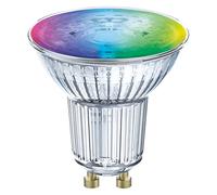 LEDVANCE Lampe à réflecteur LED intelligente avec technologie WiFi, base GU10, couleur de la lumière variable (2700-6500K), couleurs RVB variables, dimmable, remplacement 32W, SMART+ SPOT RVB,lot de 3