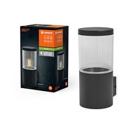 LEDVANCE Lampe d’extérieur ENDURA CLASSIC EBRO WALL, applique murale, gris foncé, acier inoxydable, installation rapide, classe de protection IP44, acier inoxydable, utilisation en extérieur