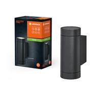 LEDVANCE Lampe d’extérieur ENDURA CLASSIC ITYS W, applique murale, GU10, gris foncé, aluminium, installation facile, diffuseur en verre ou en PMMA e protection IP65,éclairage indirect