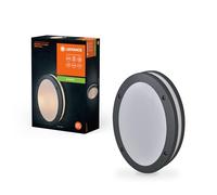 LEDVANCE Lampe d’extérieur ENDURA CLASSIC ORBI W, applique murale, E27, gris foncé, aluminium, installation facile et rapide, diffuseur dépoli, classe de protection IP65, utilisation en extérieur