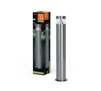 LEDVANCE Lampe d’extérieur ENDURA HYBRID ORION, lampe hybride, 2W, 170lm, ton blanc chaud, température de couleur 3000K, acier inoxydable, IP44 et IP67, fonctionnement solaire et réseau