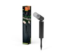 LEDVANCE Lampe d’extérieur ENDURA HYBRID ROTA, lampe hybride, 1W, 40lm, ton blanc chaud, température de couleur 3000K, noir, plastique, IP44 et IP67, fonctionnement solaire et réseau