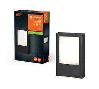 LEDVANCE Lampe d’extérieur ENDURA STYLE ENTRANCE, 12,5W, 900lm, lampe d’entrée, gris foncé, capteur de lumière du jour, classe de protection IP44, température de couleur 3000K, ton blanc chaud