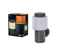 LEDVANCE Lampe d’extérieur ENDURA STYLE RONDO WALL, 9W, 700lm, applique murale, gris foncé,classe de protection IP44, température de couleur 3000K, ton blanc chaud