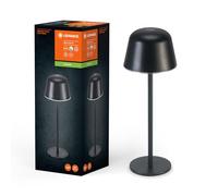 LEDVANCE Lampe d’extérieur ENDURA STYLE TABLE, 2,5W, 200lm, gris foncé, lampe de table, batterie rechargeable, IP54, gradation en continu, fonction de mémorisation de la luminosité