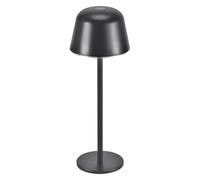 LEDVANCE Lampe d’extérieur ENDURA STYLE TABLE, 2,5W, 200lm, gris foncé, lampe de table, batterie rechargeable, IP54, gradation en continu, fonction de mémorisation de la luminosité