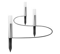 LEDVANCE Lampe de jardin LED intelligente avec technologie WiFi, extension par 3 mini poteaux de jardin pour l'extérieur, couleurs RVB modifiables, compatible avec Google et Alexa, SMART+ GARDEN