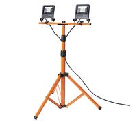 LEDVANCE Lampe de travail LED d'extérieure pour le sol, WORKLIGHTS - TRIPOD / 40 W, 220?240 V, Angle de rayonnement: 120°, Cool White, 4000 K, Matériau: Aluminum/acier, IP65
