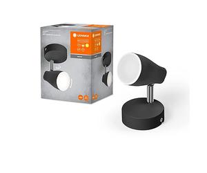 Ledvance Lampe Decken LED Spot Murale Ronde Pear Noir 1x4,3W GU10 Warmweiß