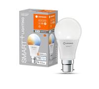LEDVANCE Lampe LED intelligente avec technologie WiFi, B22d-base, aspect mat,Couleur de lumière modifiable (2700K-6500K), 806 Lumen, Remplacement de la traditionnelle 60W-Ampoules 4-Pack
