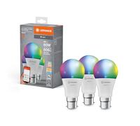 LEDVANCE Lampe LED intelligente avec technologie WiFi, B22d-base, optique mate ,Couleurs RVBW modifiables, couleur de lumière