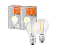 LEDVANCE Lampe LED intelligente avec technologie WiFi, base E27, intensité variable, blanc chaud (2 700 K), remplace les ampoules de 60 W, Dimmable