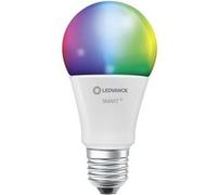 LEDVANCE Lampe LED intelligente avec technologie WiFi - douille E27 - dimmable - couleur de la lumière variable(2700-6500K) - couleurs RVB modifiables - remplacement 75W - SMART+ Classic multicolore -
