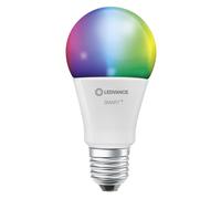 LEDVANCE Lampe LED intelligente avec technologie WiFi, E27-base, optique dépolie ,Couleurs RGBW modifiables, couleur de lumière modifiable (2700K-6500K), 806 Lumen,Remplacement de 60W-Ampoules 2-Pack
