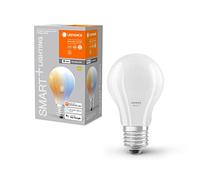 LEDVANCE Lampe LED intelligente avec technologie WiFi, E27-base, verre dépoli,Couleur de lumière modifiable (2700K-6500K), 806 Lumen, Remplacement de la traditionnelle 60W-Ampoules 4-Pack