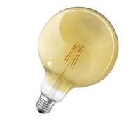 LEDVANCE Lampe LED intelligente avec technologie ZigBee, E27-base, verre doré ,Blanc chaud (2400K), 680 Lumen, 2400