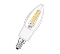 LEDVANCE Lampe LED Smart avec Bluetooth, E14, dimmable, blanc chaud (2700 K), remplace les lampes à incandescence de 40W, contrôlable avec Google et Alexa Voice Control,SMART + BT Filament Dim,1-pack