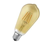 LEDVANCE Lampe LED Smart avec Bluetooth, E27, dimmable, blanc chaud (2700K), remplace les lampes à incandescence par 37W, contrôlable avec Alexa et Google,SMART+ Filament Globe DIM,4-pack