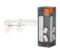 Ledvance Lampe Plafond LED 2 Spots Mars Blanc 29W 3100lm Blanc Chaud Réglable
