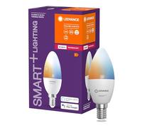 LEDVANCE Lampe Smart+ avec technologie ZigBee, 5W, remplacement de 40W, culot E14, couleur de la lumière blanche réglable, 470lm, paquet de 1