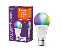 LEDVANCE Lampe Smart+ avec technologie ZigBee, 9W, A60, mat, socle B22D, couleur de lumière RGBW accordable, 806lm, paquet de 1".