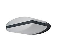 LEDVANCE LED Applique et plafonnier, lampe pour l'extérieur, blanc chaud, 161,0 mm x 186,0 mm x 75,0 mm, ENDURA STYLE ELLIPSE gris foncé 4058075205079
