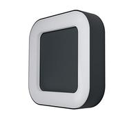LEDVANCE LED Applique et plafonnier, lampe pour l'extérieur, blanc chaud, 202,0 mm x 202,0 mm x 45,0 mm, ENDURA Carré noir 4058075205253