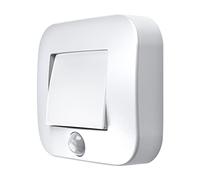 LEDVANCE LED Batteriebetriebene Leuchte, Leuchte für Innenanwendungen, Bewegungssensor, Tag-Nacht-Sensor, Kaltweiß, 84,0 mm x 73,0 mm x 22,0 mm, NIGHTLUX Hall, Blanc