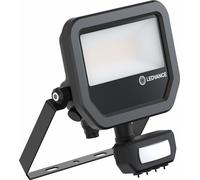 Ledvance LED Floodlight noir IP65 17W 2400lm blanc froid 4000K détecteur de mouvement et de lumière du jour 350