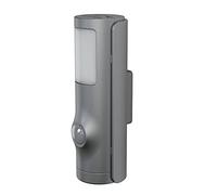 LEDVANCE LED la lumière de la lampe à piles pour les applications intérieures, capteur de mouvement, capteur jour-nuit, blanc froid, 36,0 mm x 42,0 mm x 108,0 mm, NIGHTLUX Torch argent