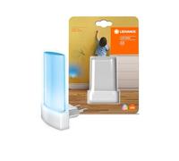 LEDVANCE LED Nachtlicht, Leuchte für Innenanwendungen, Tag-Nacht-Sensor, Farbwechselnd, 60,0 mm x 60,0 mm x 90,0 mm, LUNETTA Shine RGB, 4058075266841, Blanc